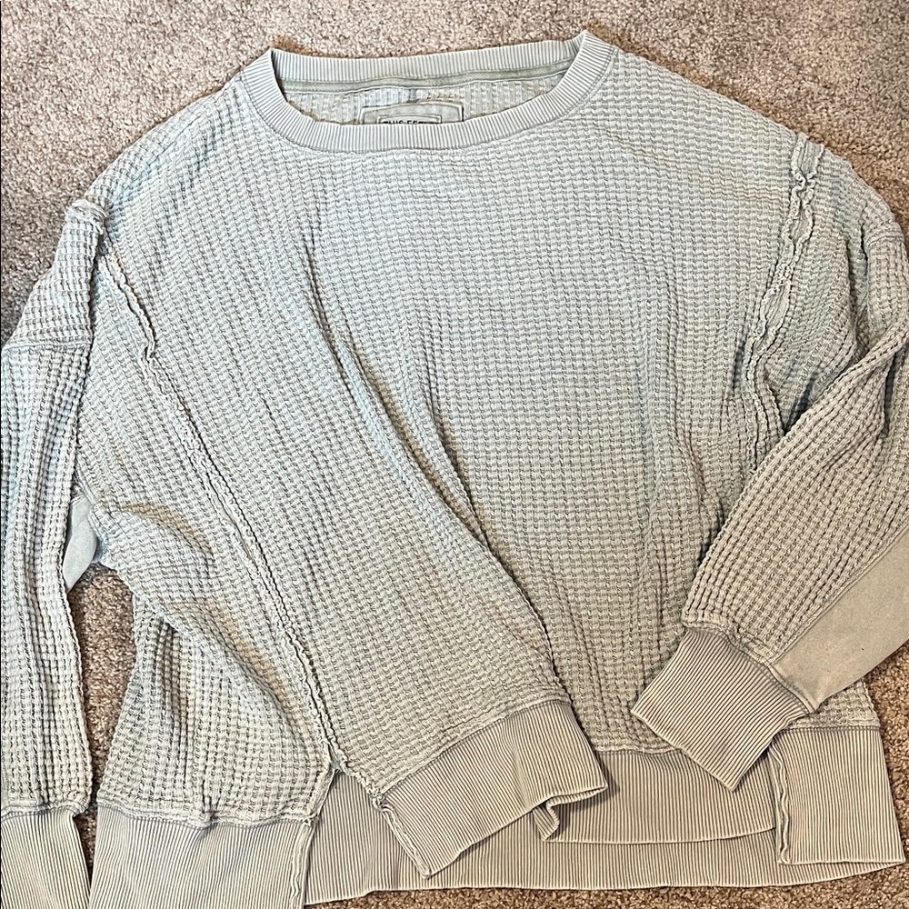 American Eagle Outfitters sage green, oversized shirt